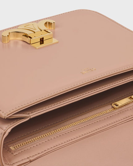 TEEN TRIOMPHE BAG IN shiny calfskin