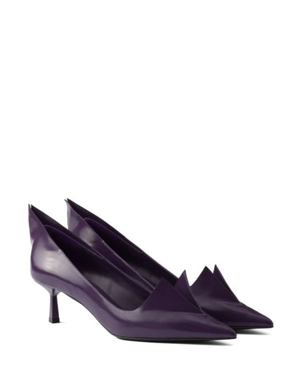Prada
55mm brushed leather pumps
