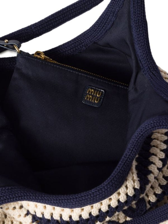 Miu Miu
Ivy striped crochet tote bag