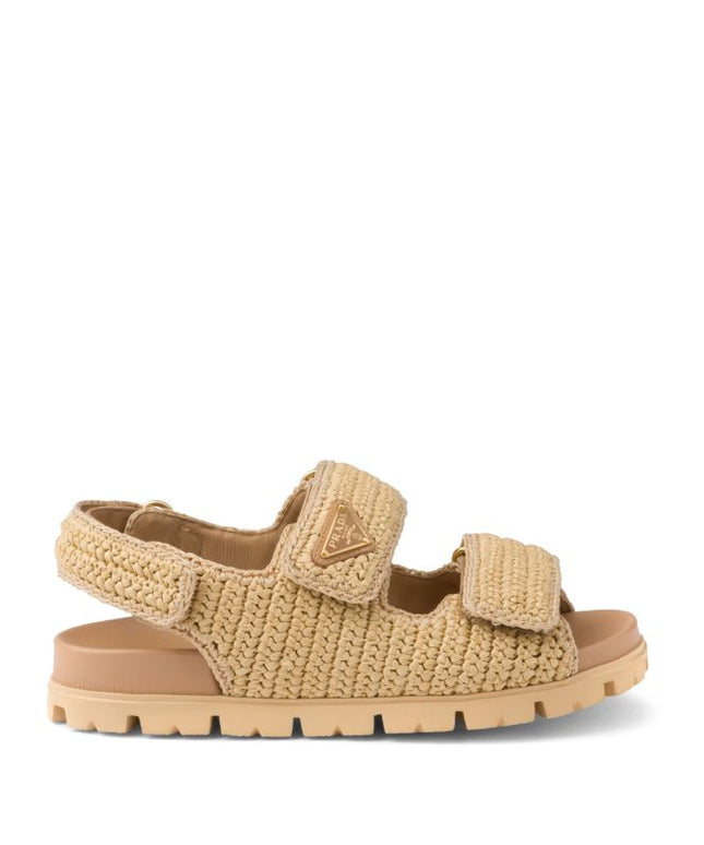 Prada
logo-plaque woven sandals