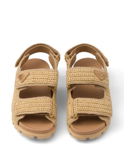 Prada
logo-plaque woven sandals