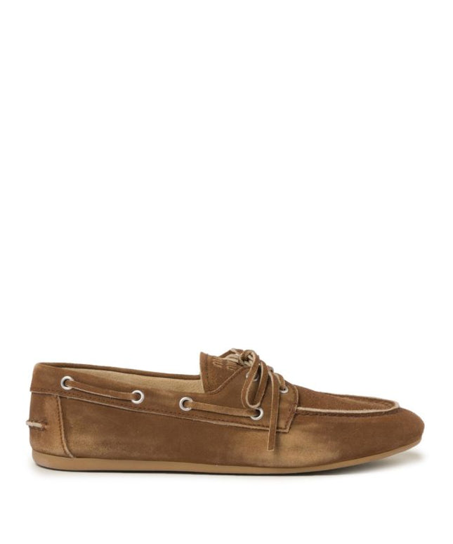 Miu Miu
logo-embossed suede loafers