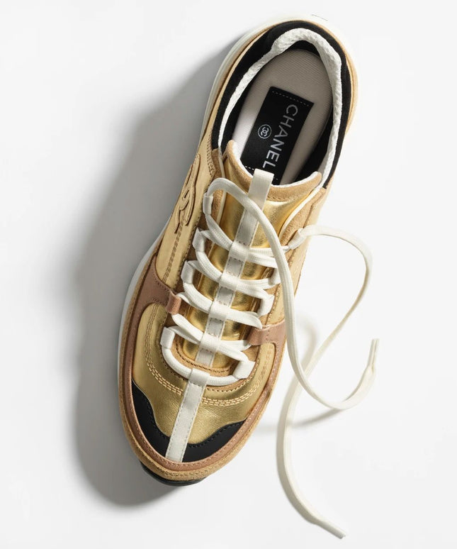 Chanel Laminated Calfskin & Suede