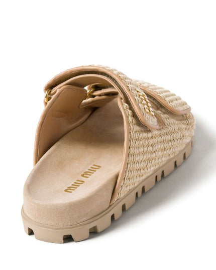 Miu Miu
touch-strap raffia sandals