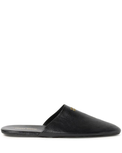 Miu Miu
leather slippers