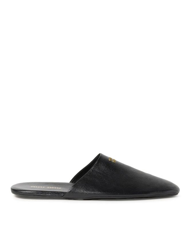 Miu Miu
leather slippers