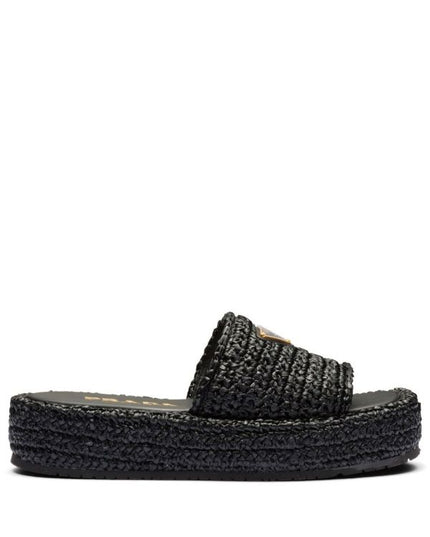 Prada
woven flatform sandals