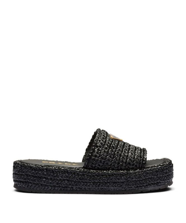Prada
woven flatform sandals