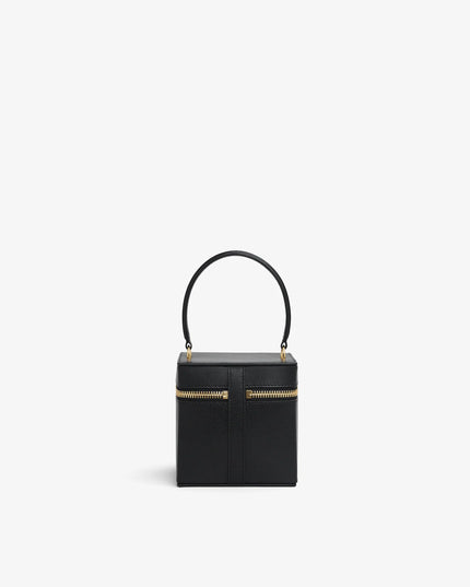 CUBE VANITY CASE IN SHINY GOATSKIN