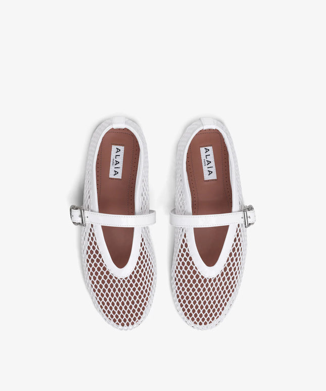 BALLET FLATS IN FISHNET