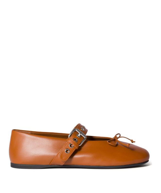 Miu Miu
buckled leather ballerina shoes