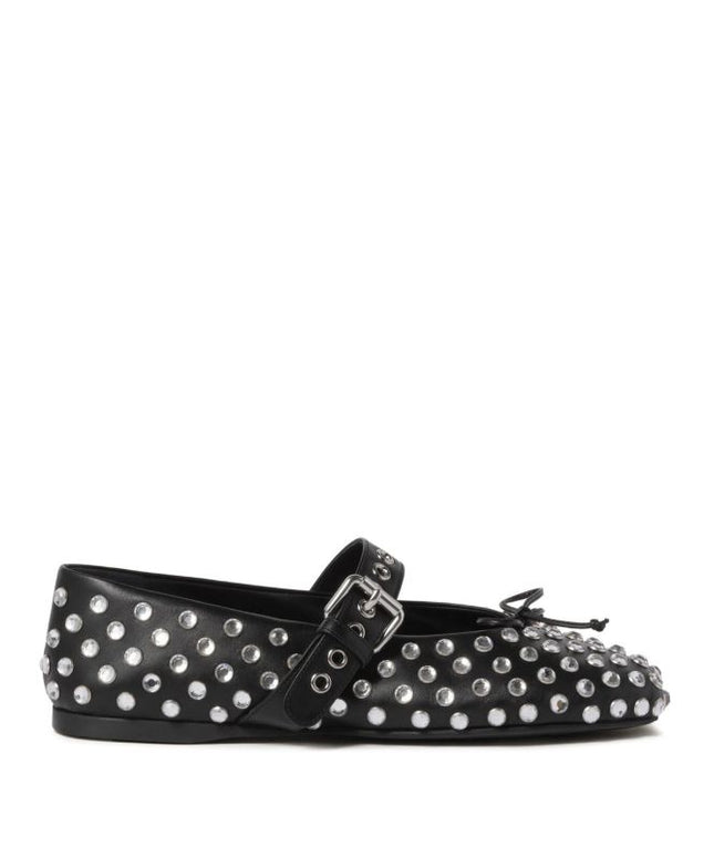 Miu Miu
studded leather ballerina shoes