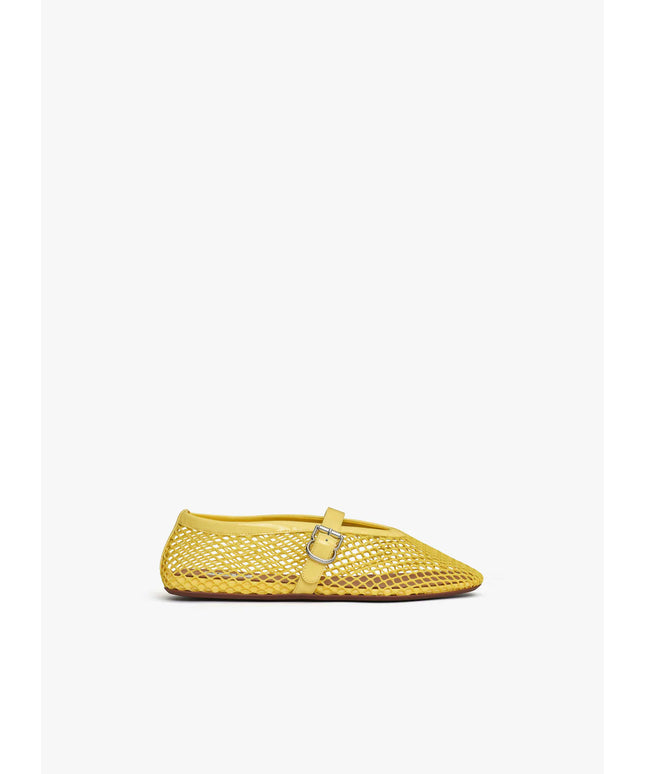 BALLET FLATS IN FISHNET
