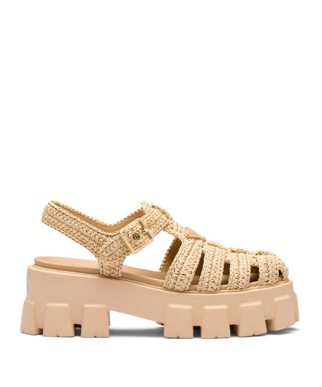 Prada
Monolith raffia sandals