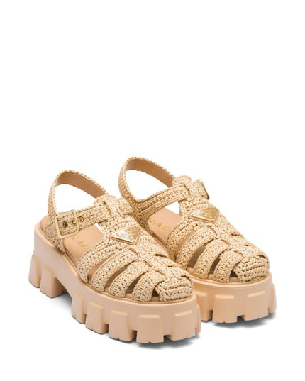 Prada
Monolith raffia sandals