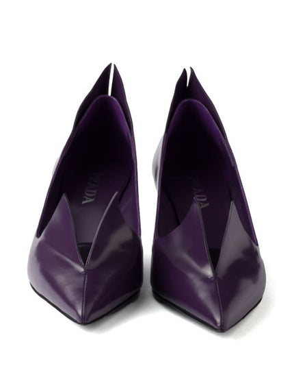 Prada
55mm brushed leather pumps