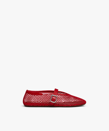 BALLET FLATS IN FISHNET