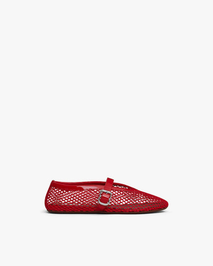 BALLET FLATS IN FISHNET