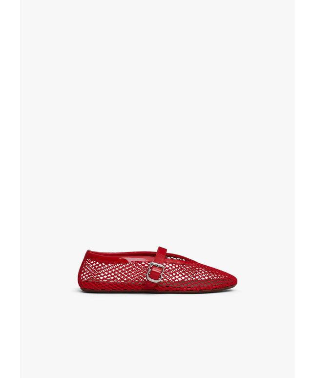 BALLET FLATS IN FISHNET