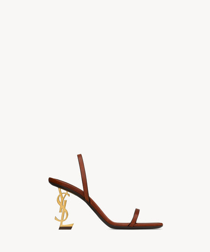 opyum slingback sandals in vegetable-tanned leather
