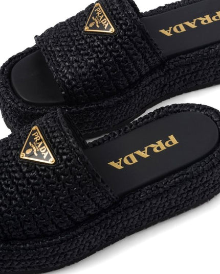 Prada
woven flatform sandals