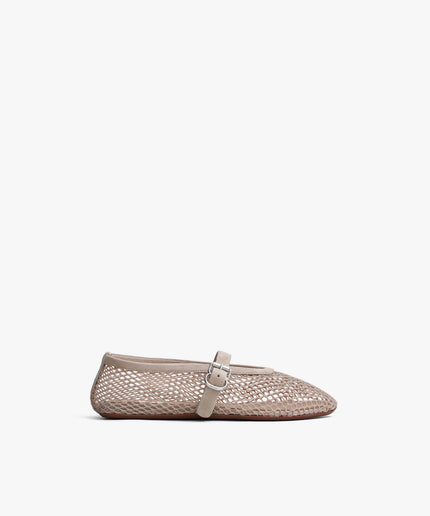 BALLET FLATS IN FISHNET