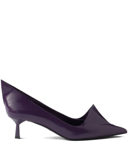 Prada
55mm brushed leather pumps