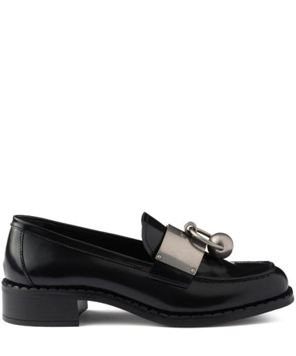 Prada
brushed leather loafers