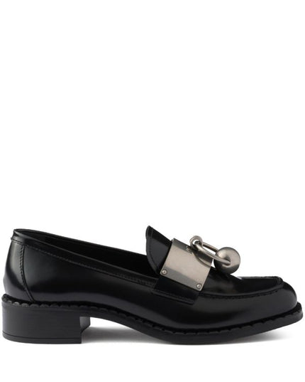 Prada
brushed leather loafers
