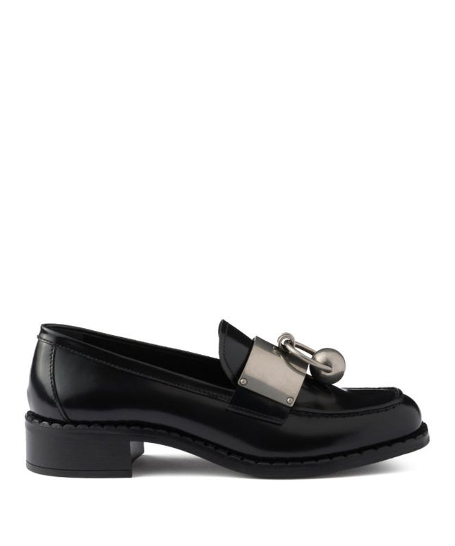 Prada
brushed leather loafers