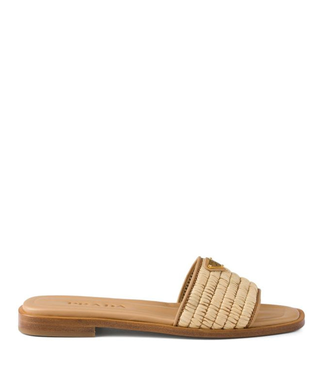 Prada
crochet-detail leather sandals