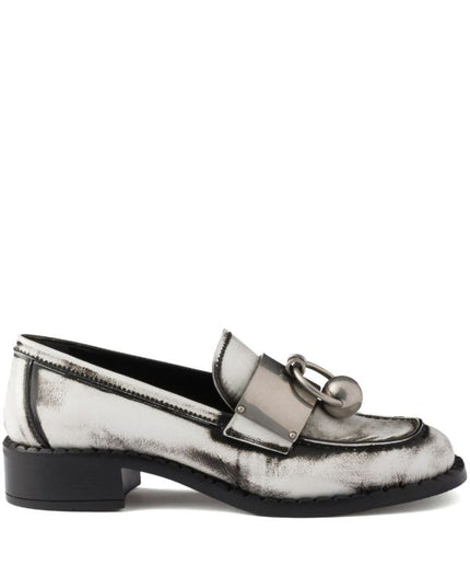Prada
brushed leather loafers