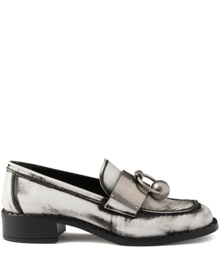 Prada
brushed leather loafers