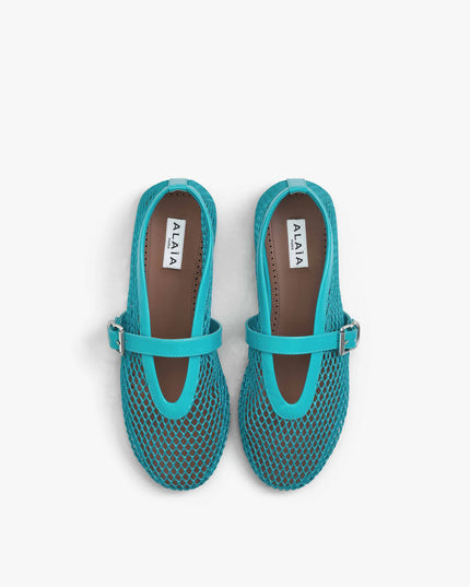 BALLET FLATS IN FISHNET