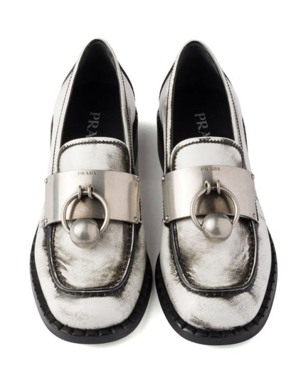Prada
brushed leather loafers
