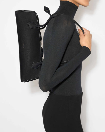 LE TECKEL MEDIUM BAG IN NUBUK CALFSKIN
