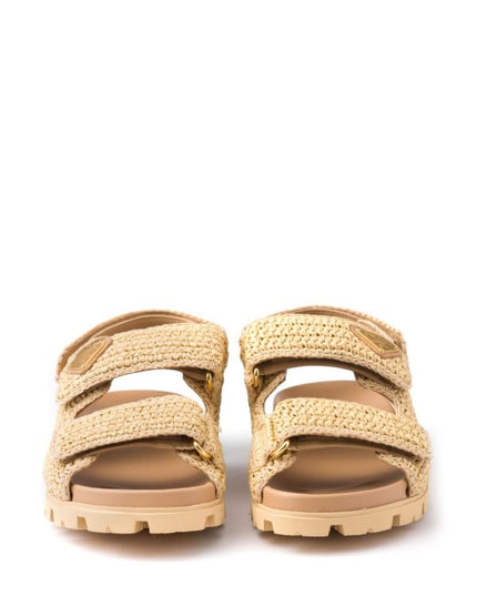 Prada
logo-plaque woven sandals