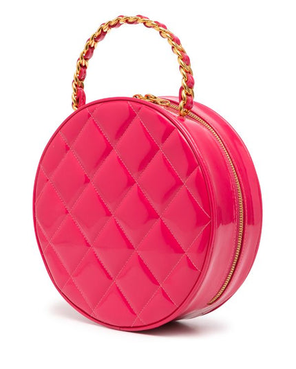 Chanel diamond-quilted CC handbag