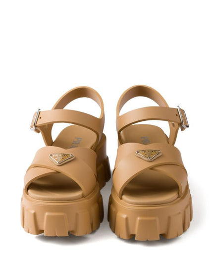 Prada
enamel triangle-logo sandals
