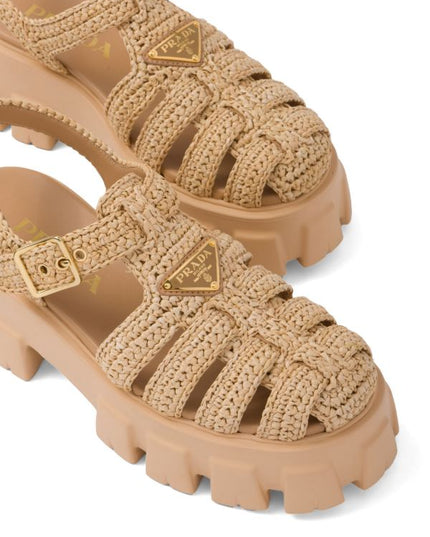 Prada
Monolith raffia sandals