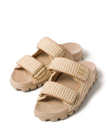 Miu Miu
touch-strap raffia sandals