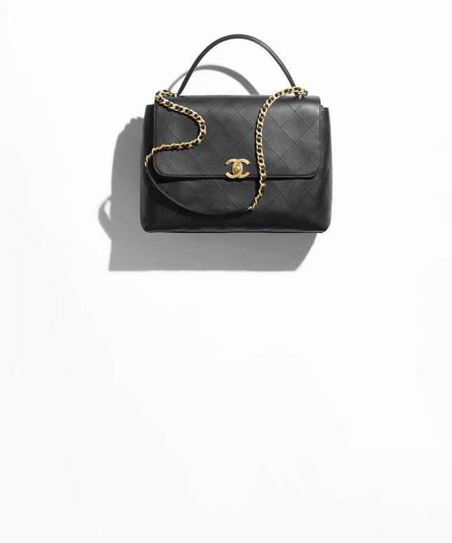 Maxi Flap Bag with Top Handle