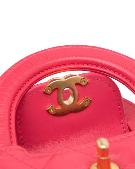 Chanel Mini Nano Aged Calfskin Kelly Shopper Bag