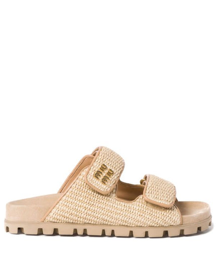 Miu Miu
touch-strap raffia sandals