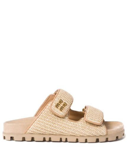 Miu Miu
touch-strap raffia sandals