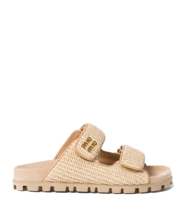 Miu Miu
touch-strap raffia sandals