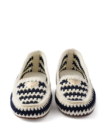 Prada
crochet loafers