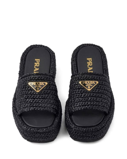 Prada
woven flatform sandals