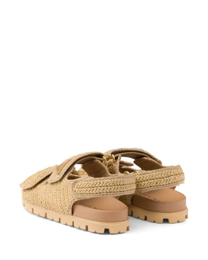 Prada
logo-plaque woven sandals