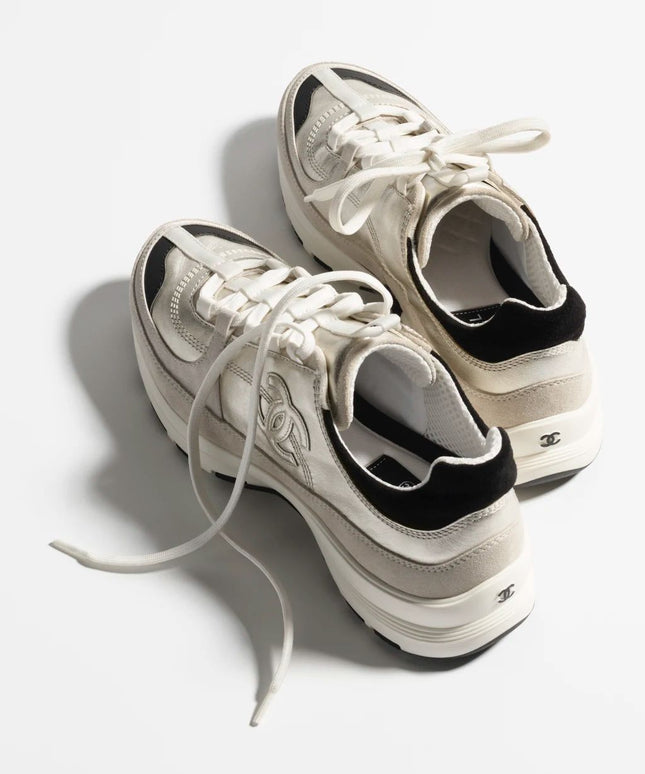 Chanel Laminated Calfskin & Suede